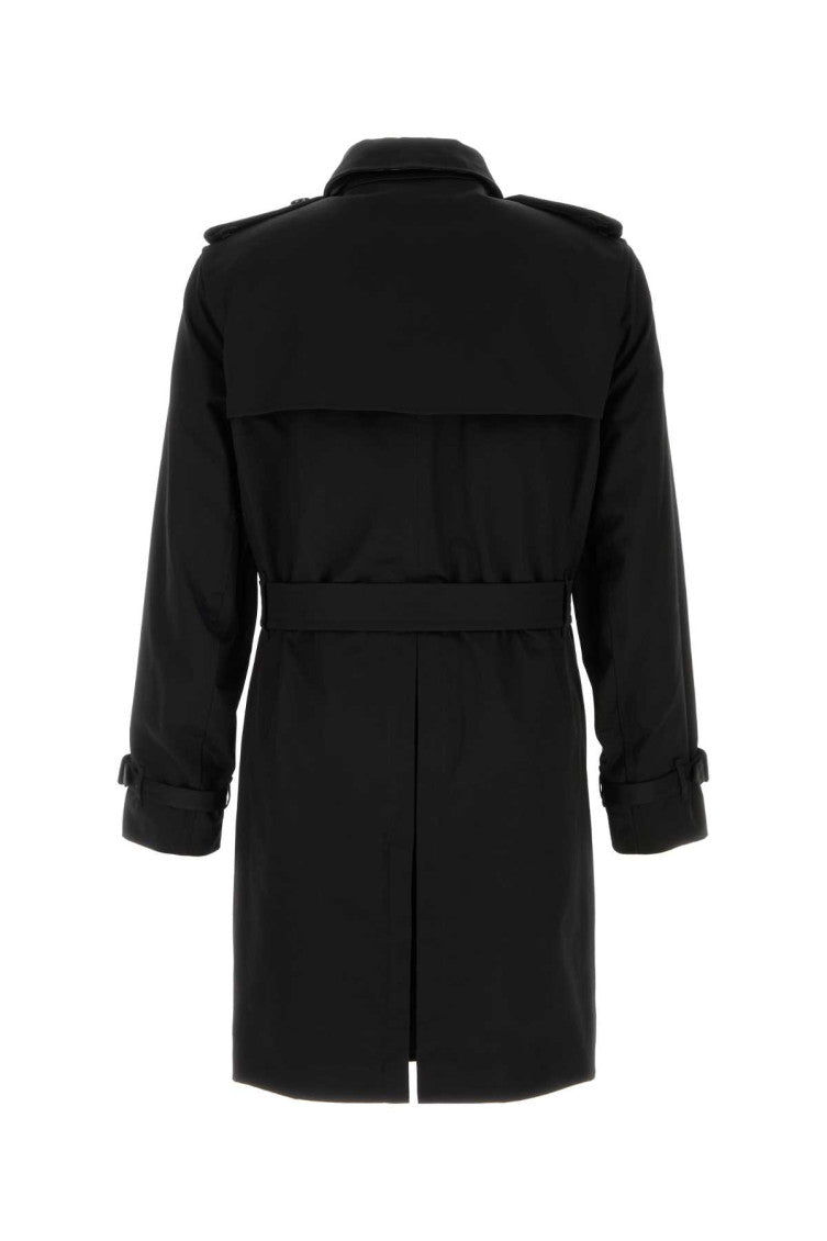 Black Double Breasted Coat 2