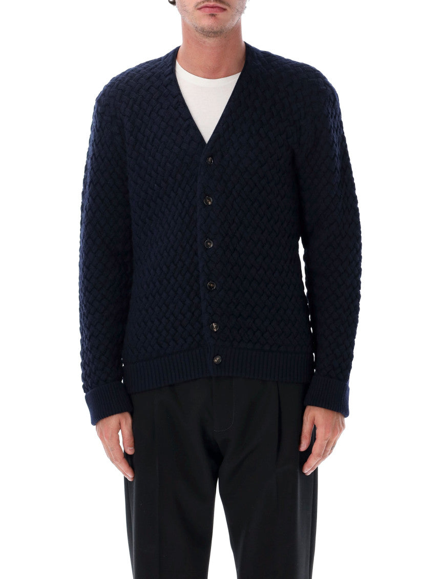 Midnight Blue Knitted Cardigan 1
