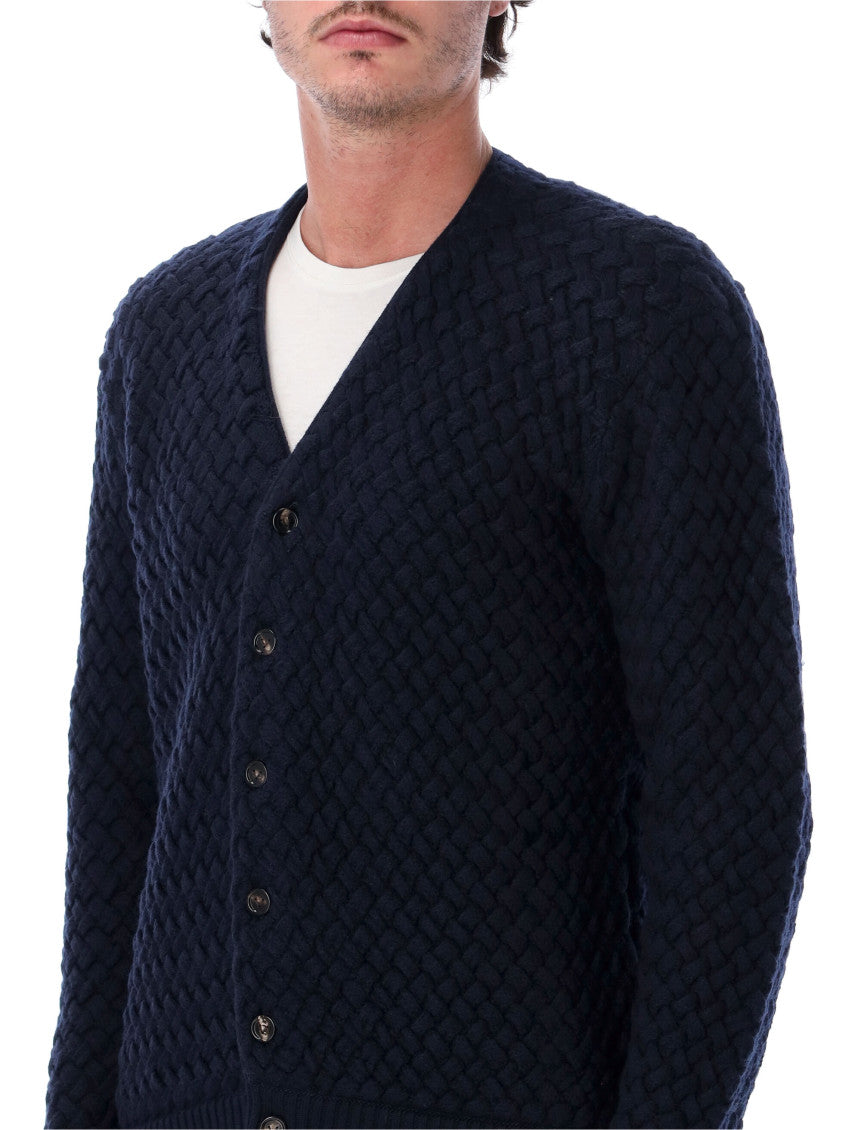 Midnight Blue Knitted Cardigan 3