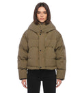 Green Solid Hood Jacket 1