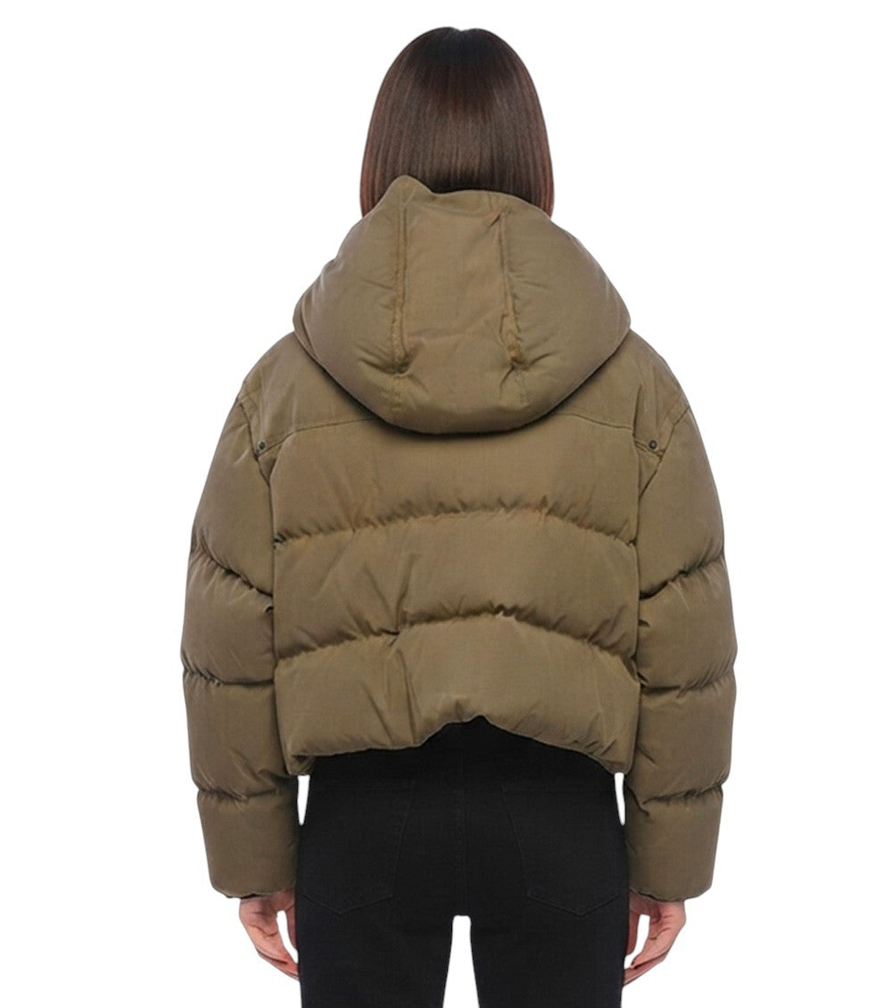 Green Solid Hood Jacket 2