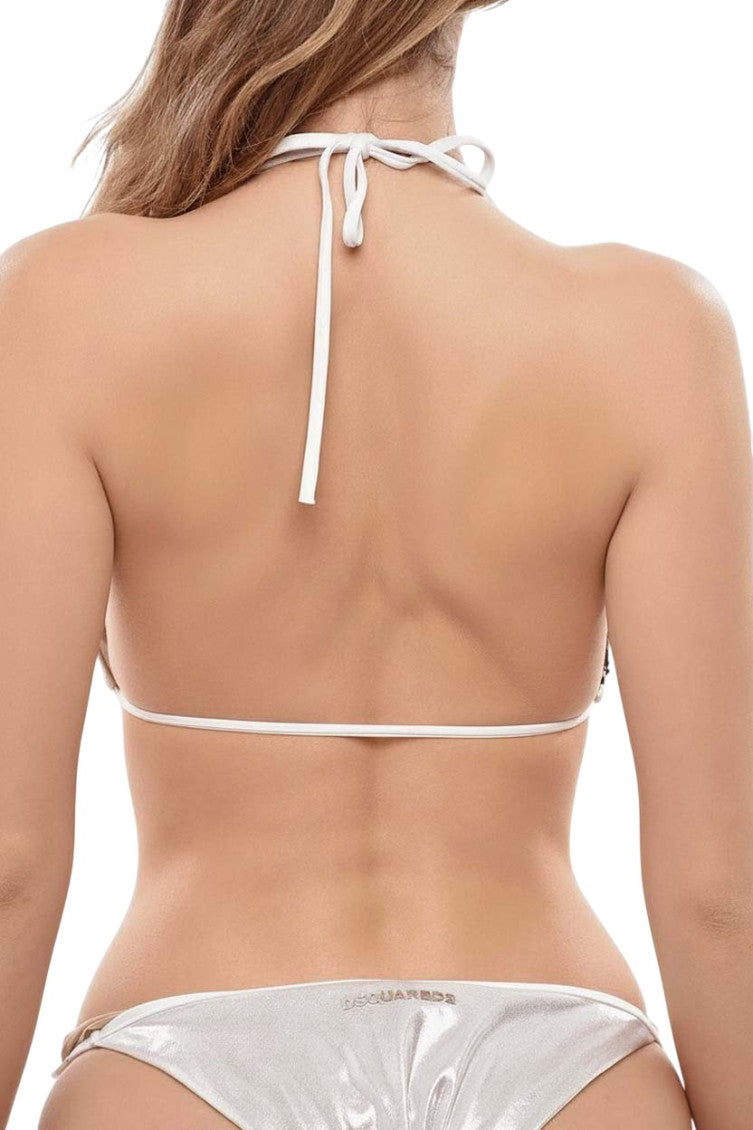 Silver Solid Swimwear 2
