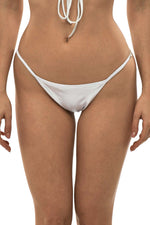White Bikini Bottom Swimwear 1