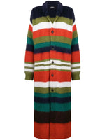 Multicolor Stripes V Neck Sweater 1