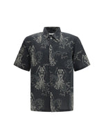 Grey Regular Paisley Shirt 1