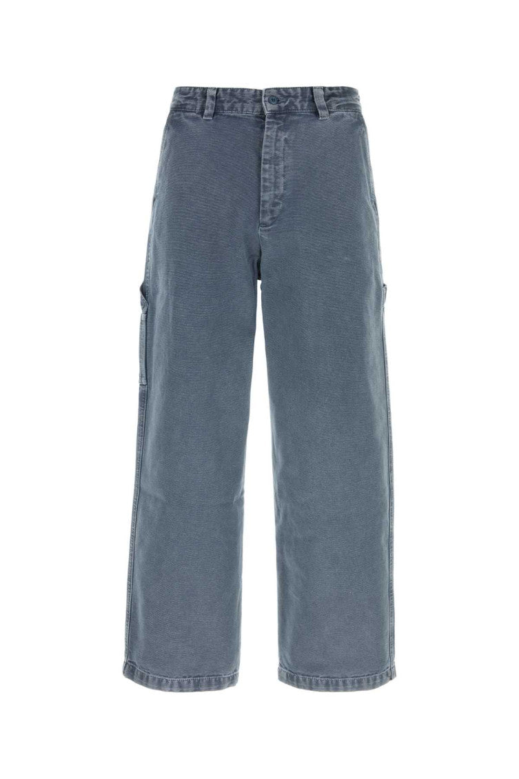 Navy Blue Loose Cargo Jeans 1