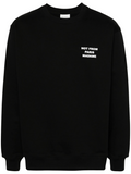 Black Graphic Crew Neck Sweatshirt 1