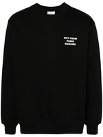 Black Graphic Crew Neck Sweatshirt 1
