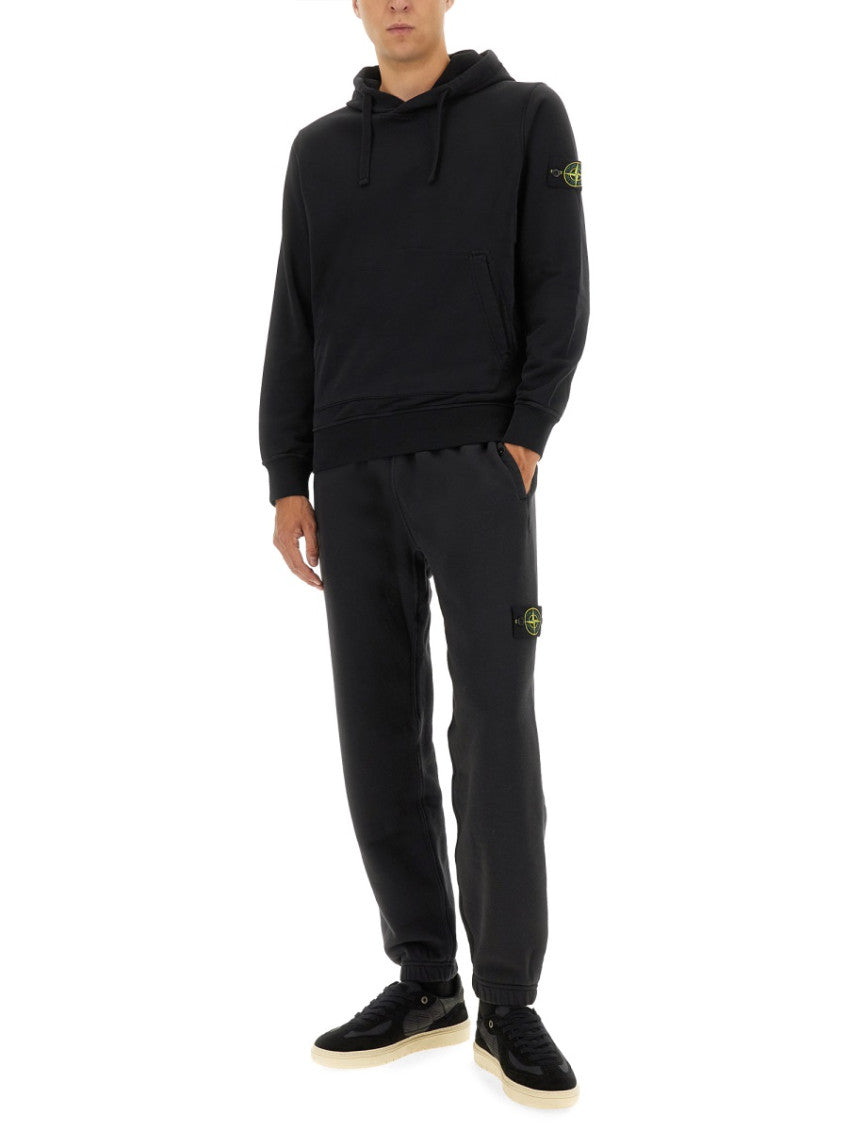 Black Regular Solid Hoodie 2