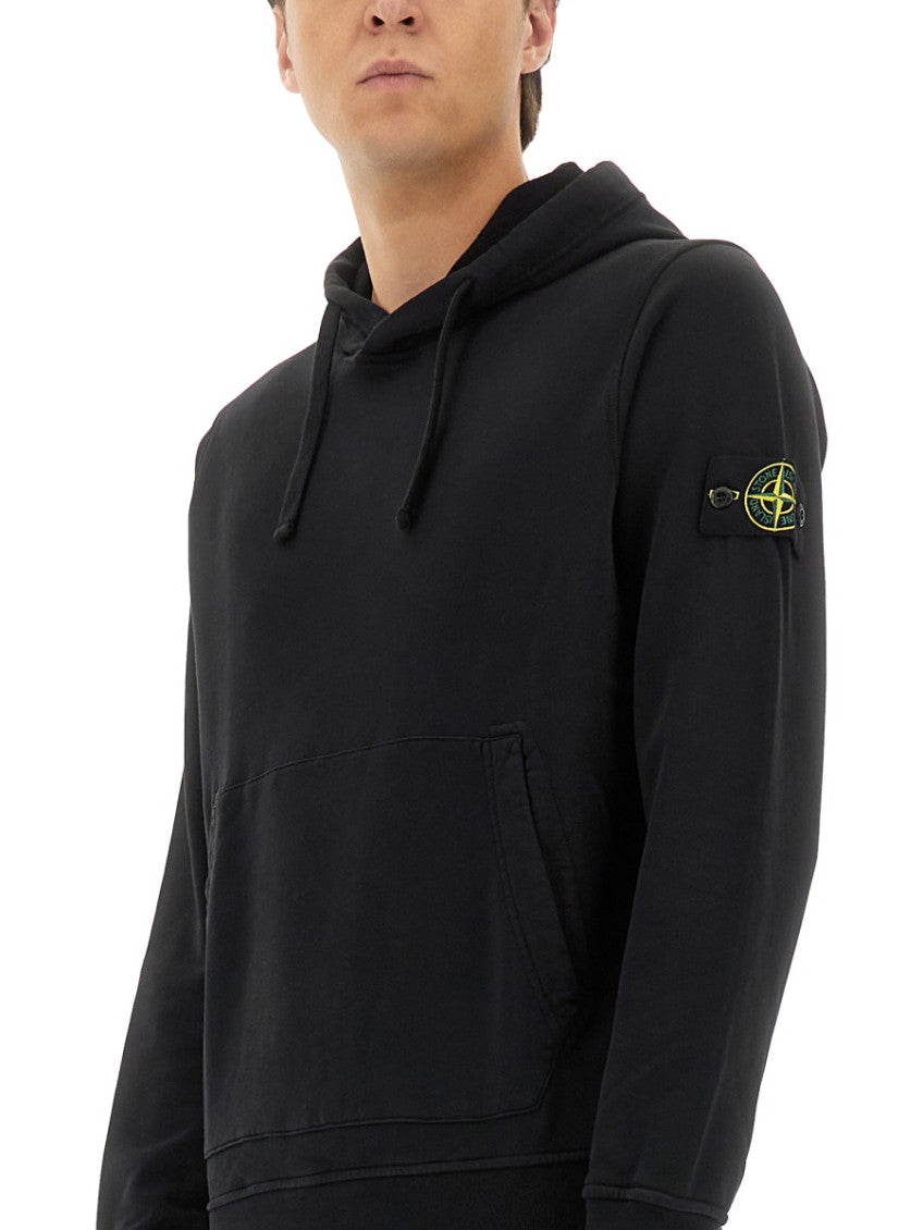 Black Regular Solid Hoodie 4