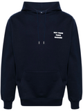 Navy Graphic Hood Sweatshirt 1