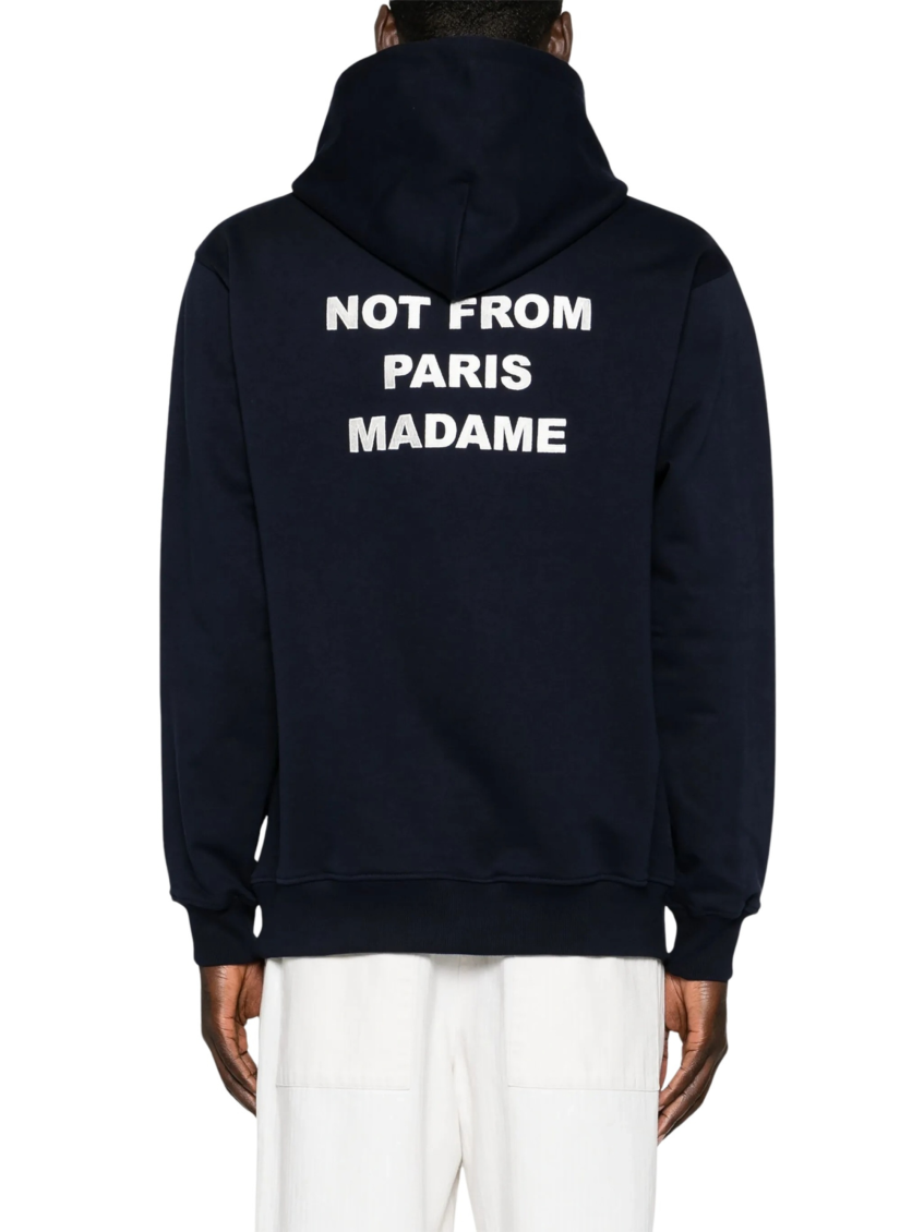 Navy Graphic Hood Sweatshirt 3