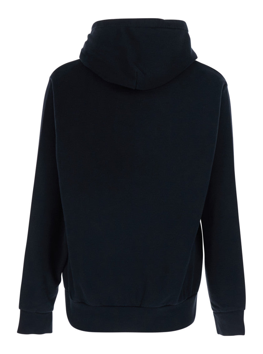 Black Regular Logo Hoodie 2