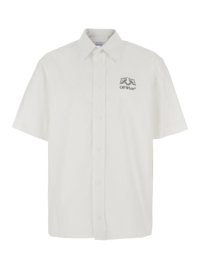 White Regular Logo Shirt 1