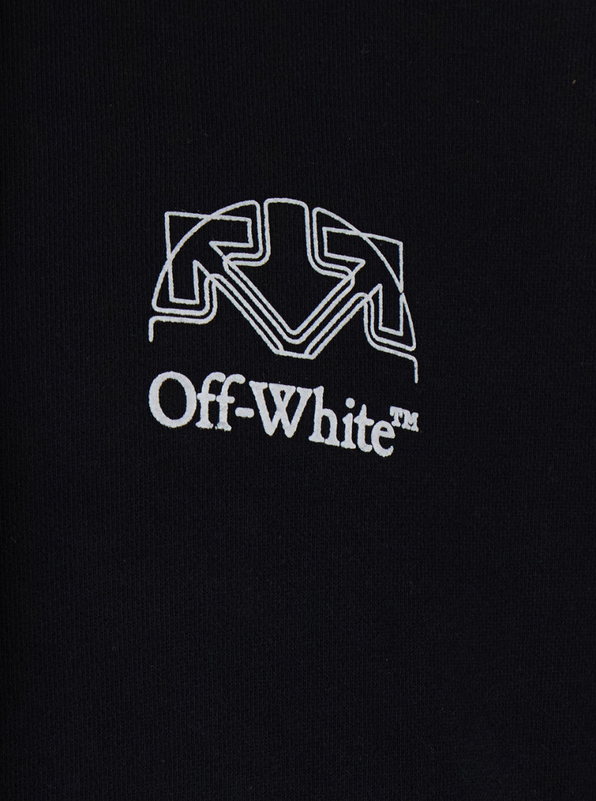 Black Regular Logo Hoodie 3
