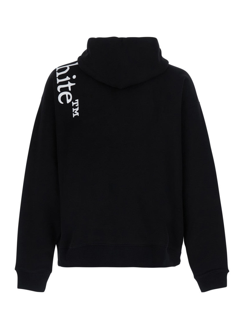 Black Regular Logo Hoodie 2