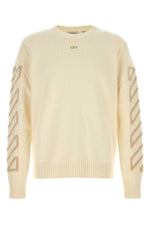Off White Crew Neck Sweater 1