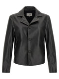 Black Shirt Collar Jacket 1