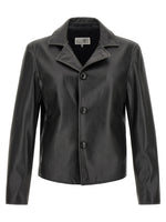 Black Shirt Collar Jacket 1