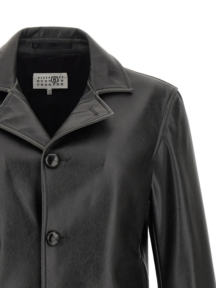 Black Shirt Collar Jacket 3