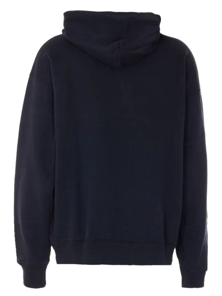 Black Relaxed Printed Hoodie 2