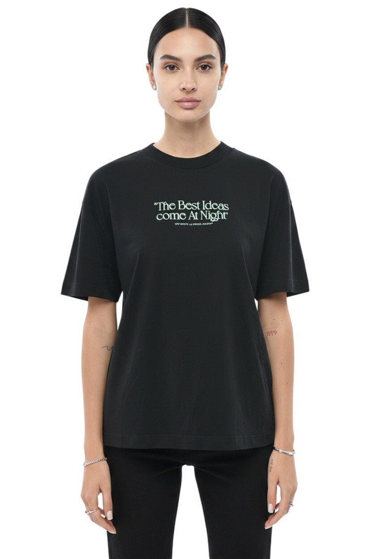 Black Graphic Crew Neck T-Shirt 1