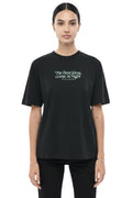 Black Graphic Crew Neck T-Shirt 1