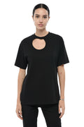 Black Round Neck T-Shirt 1