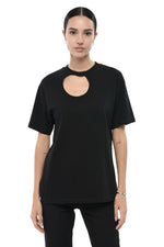 Black Round Neck T-Shirt 1