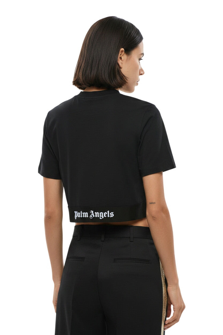 Black Logo Crew Neck T-Shirt 2