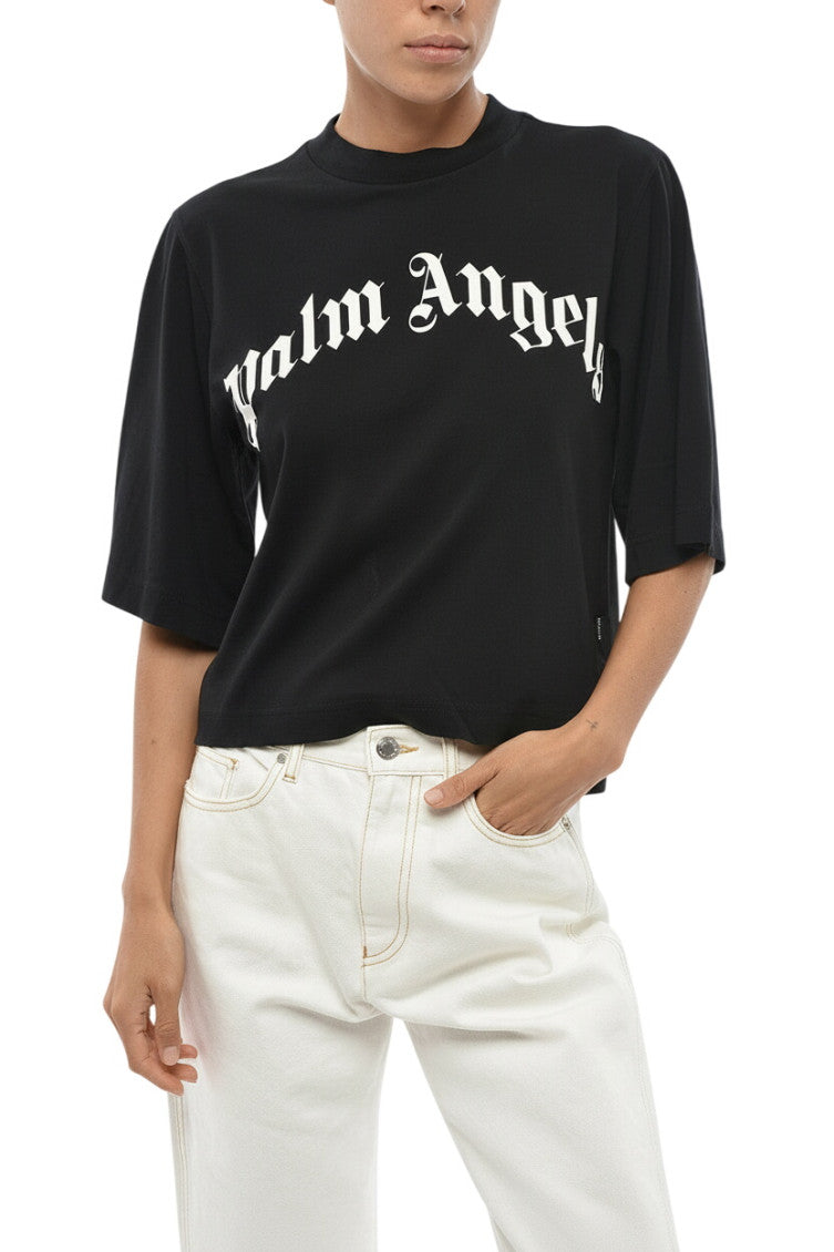 Black Logo Crew Neck T-Shirt 1