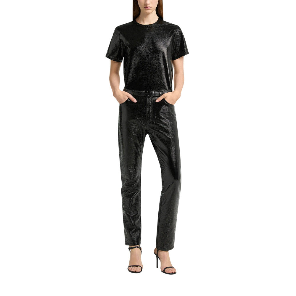 Black Round Neck T-Shirt 3