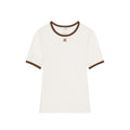 Off White Round Neck T-Shirt 1