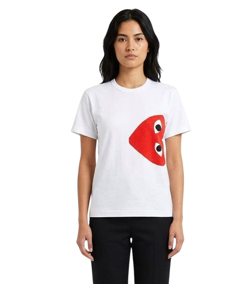 White Graphic Crew Neck T-Shirt 2