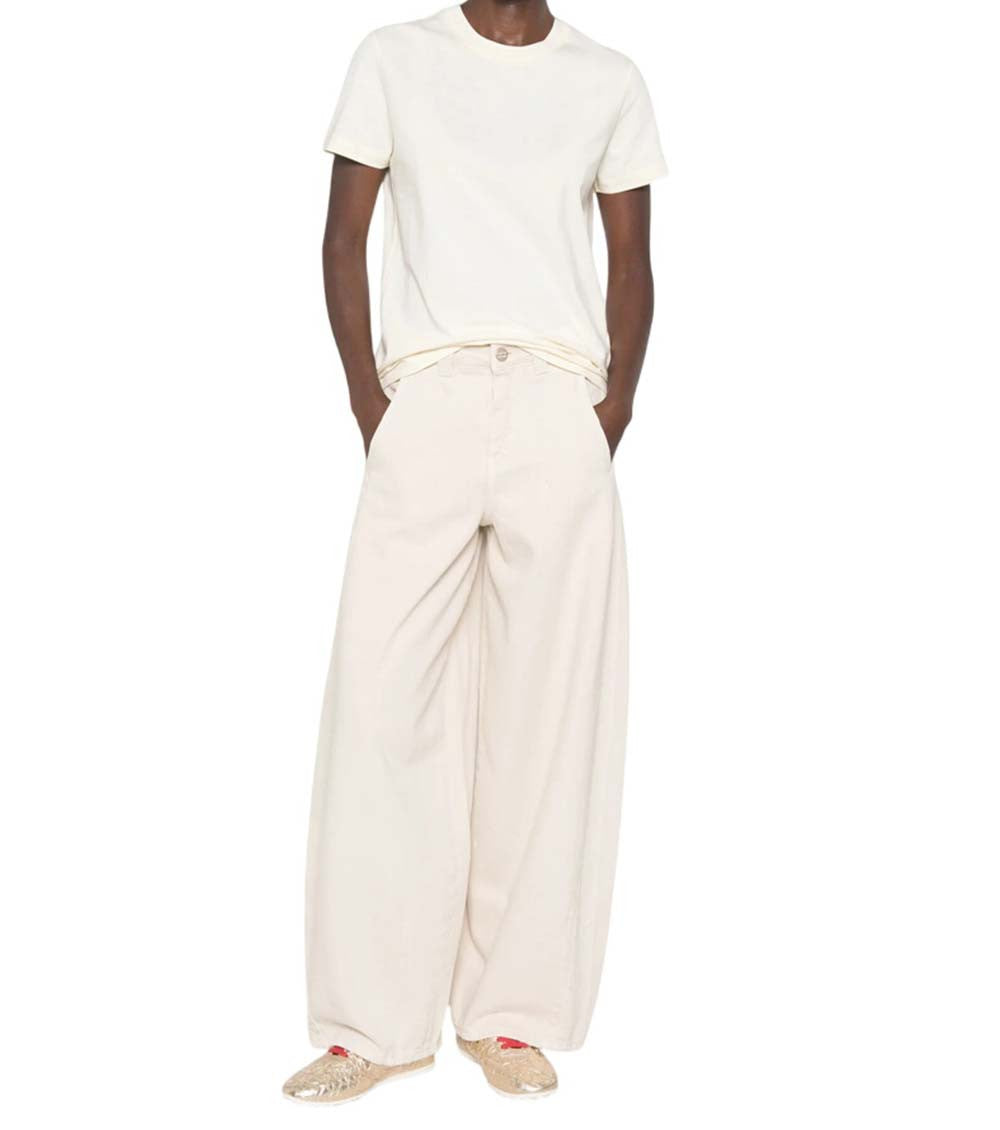 Off White Crew Neck T-Shirt 2