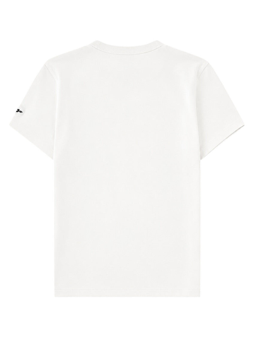 White Crew Neck T-Shirt 2