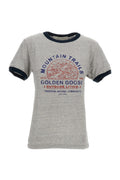 Dark Grey Graphic Crew Neck T-Shirt 1