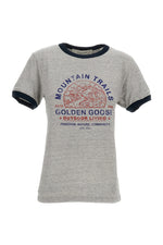 Dark Grey Graphic Crew Neck T-Shirt 1