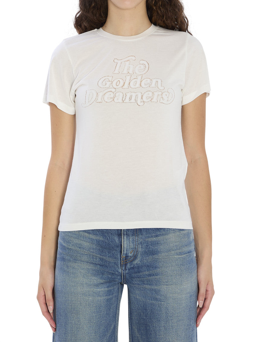 White Graphic Crew Neck T-Shirt 1