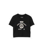 Black Graphic Logo V Neck T-Shirt 1