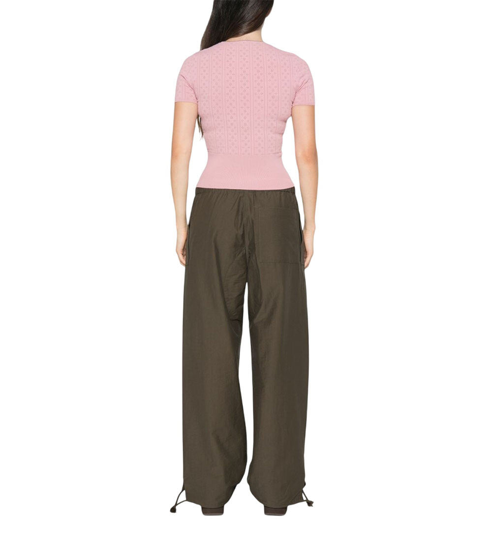 Pink Crew Neck T-Shirt 3