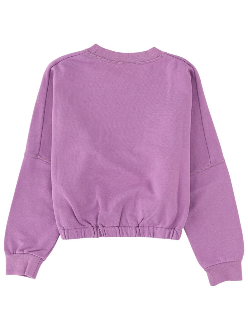 Girls Purple Logo Sweatshirt 2