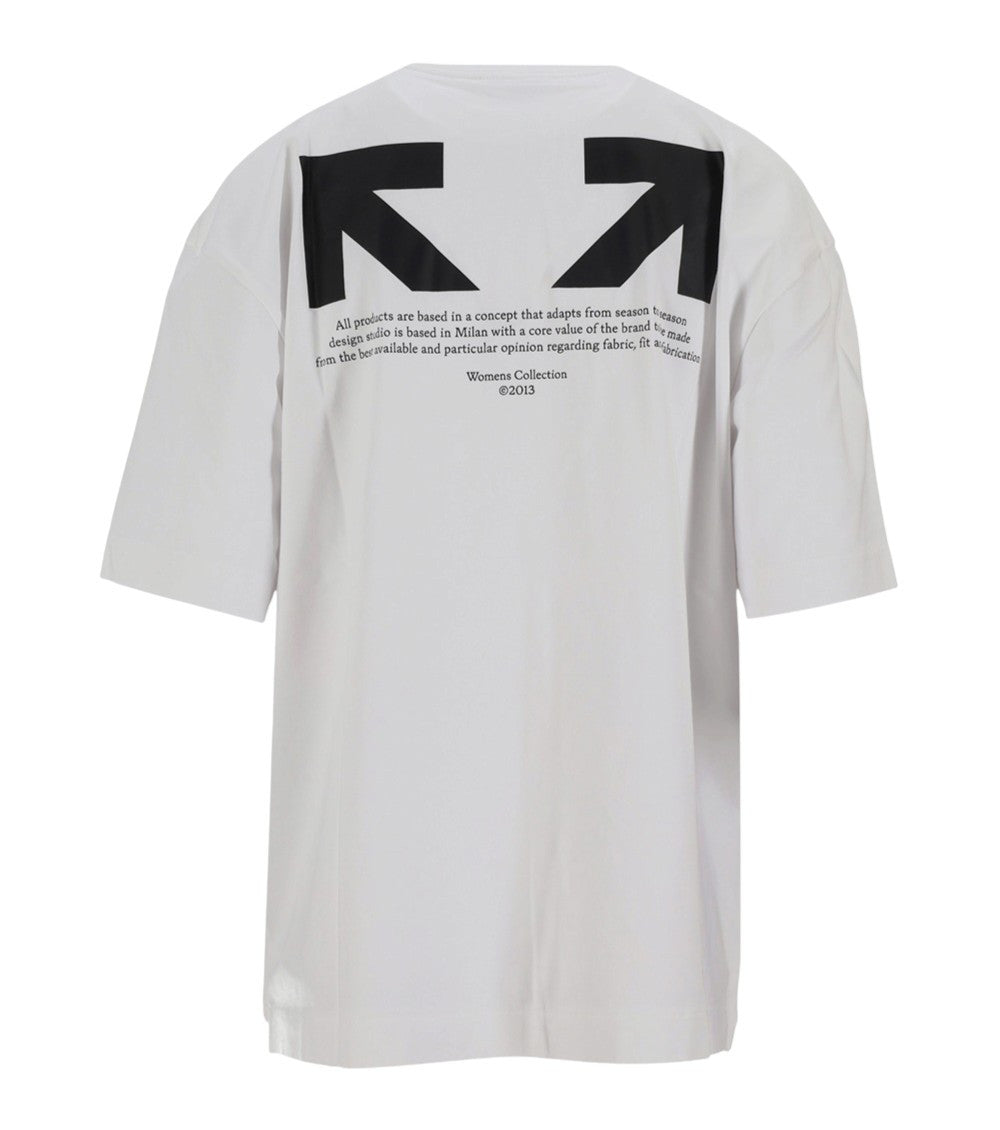 Off White Crew Neck T-Shirt 2