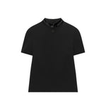 Black Mock Collar T-Shirt 1