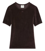 Brown Logo Crew Neck T-Shirt 1