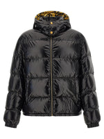 Black Quilted Hood Jacket 1
