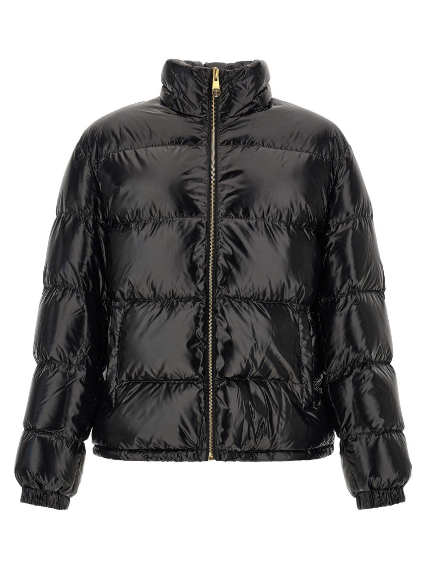 Black Quilted Hood Jacket 2