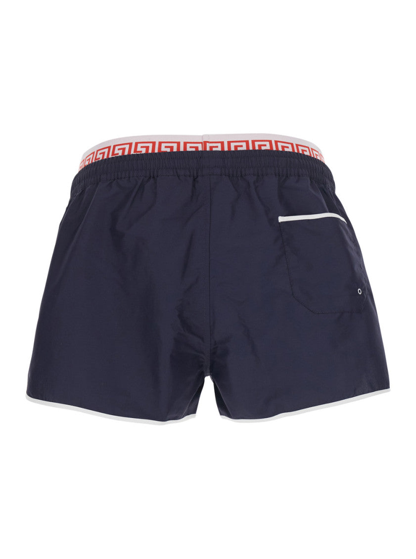 Blue Drawstring Swim Shorts 2