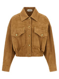 Brown Shirt Collar Jacket 1