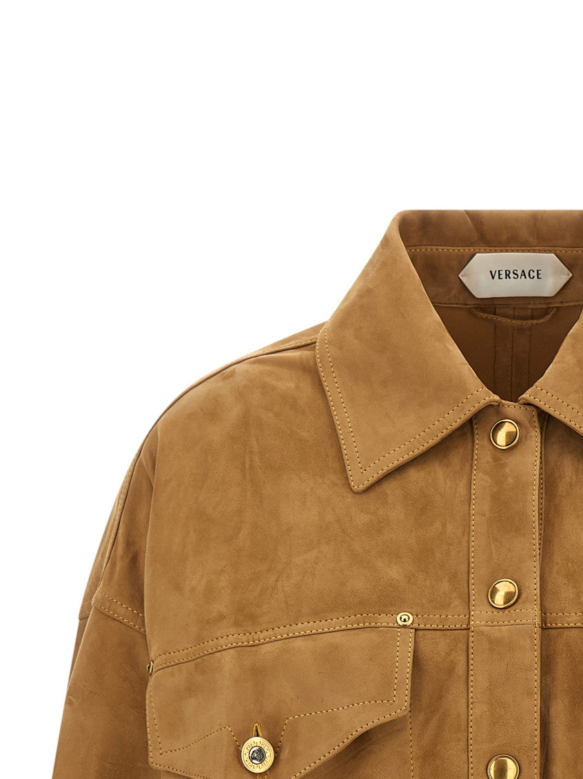 Brown Shirt Collar Jacket 3